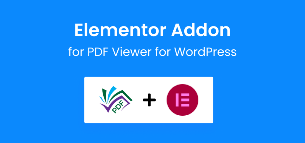 Elementor PDF viewer for WordPress